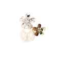 14K White Gold Akoya Pearl & Diamond Pendant - David's Antiques & Jewelry