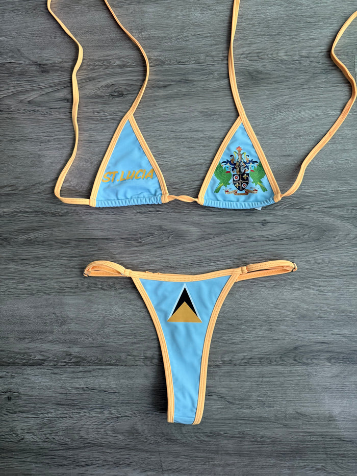 758 Area Codes Bikini Top