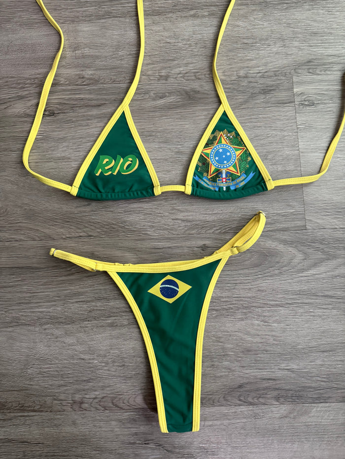 55 Area Codes Bikini Top