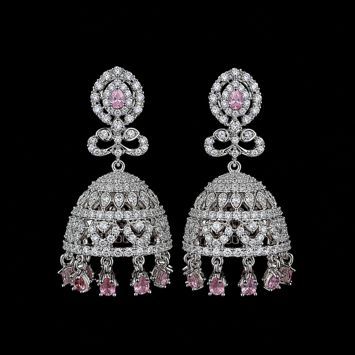 AD zircon Jhumki (earrings)