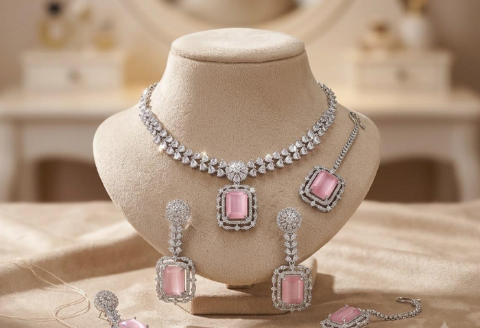 AD Zircon Set (party wear)