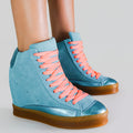 Coral Flat Laces