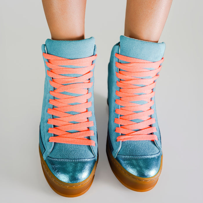 Coral Flat Laces