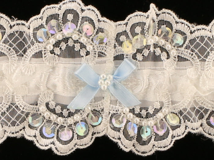 Elegant Guipure Crochet Lace Garter | Handmade