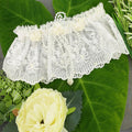 Elevate Your Special Day with our Stunning Embroidered Tulle Lace Bridal Garter