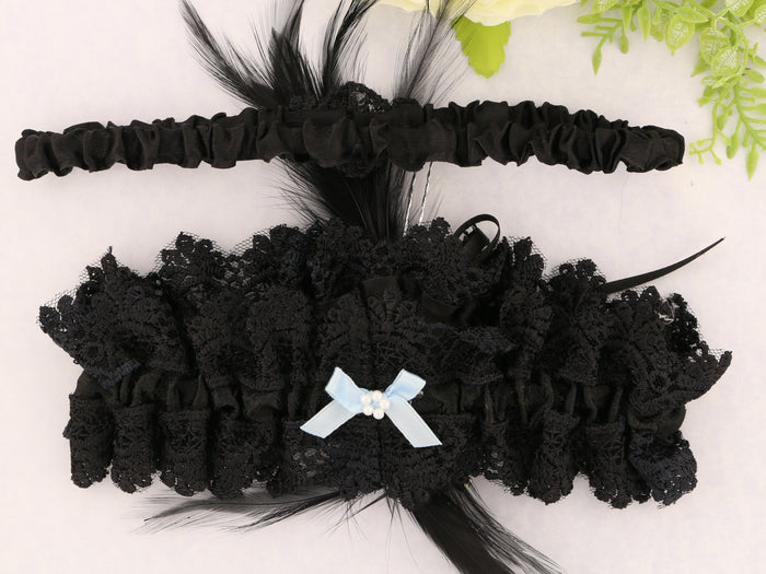 Fab Sexy Black Guipure Lace Garter