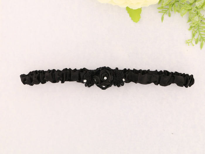 Fab Sexy Black Guipure Lace Garter