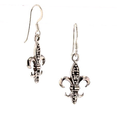 Filigree Style Fleur Earrings - David's Antiques & Jewelry