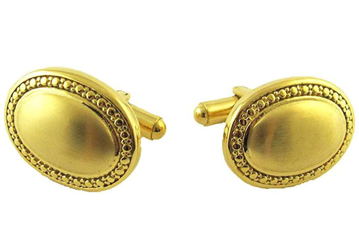 Gold Plated Cuff  Links - David's Antiques & Jewelry