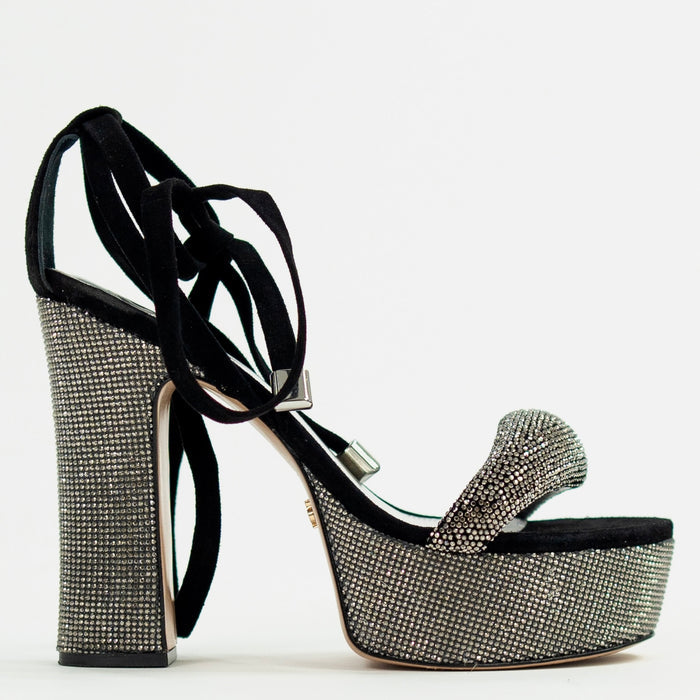 Jules Black Platform Sandal