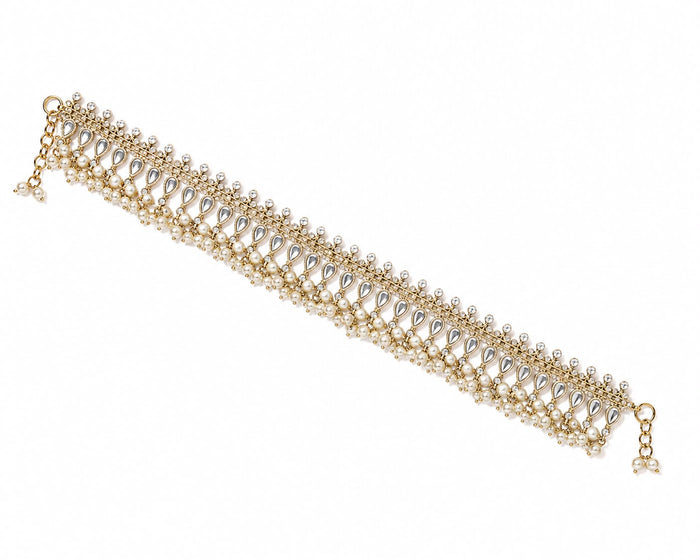 Kundan Anklets