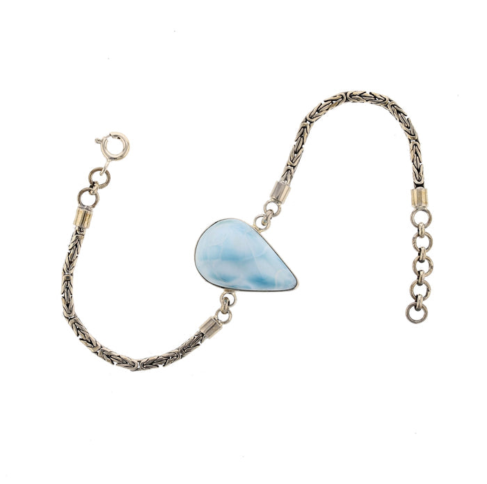 Larimar Pear Shape Bracelet - David's Antiques & Jewelry