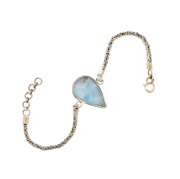 Larimar Pear Shape Bracelet - David's Antiques & Jewelry