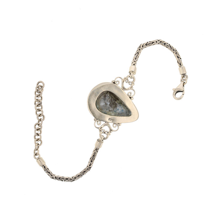 Pear Shape Larimar Bracelet - David's Antiques & Jewelry