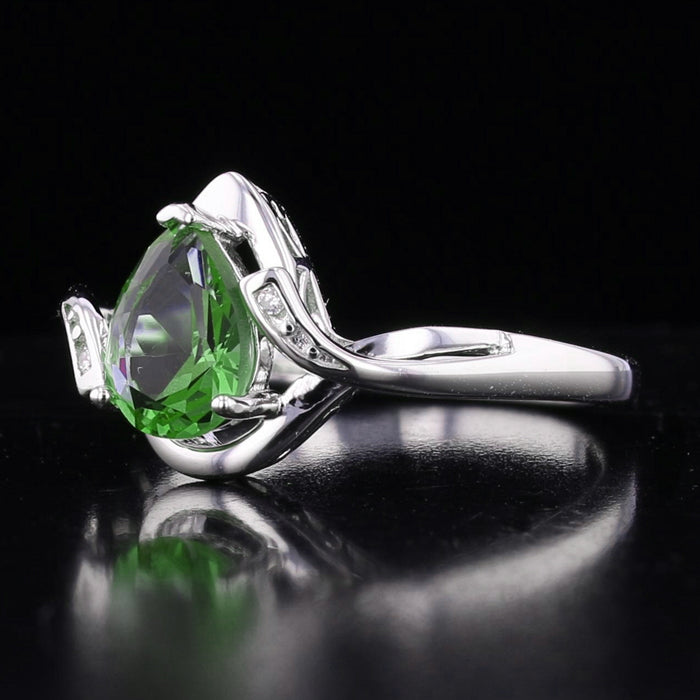 Petite PearShape VooDooStone Ring