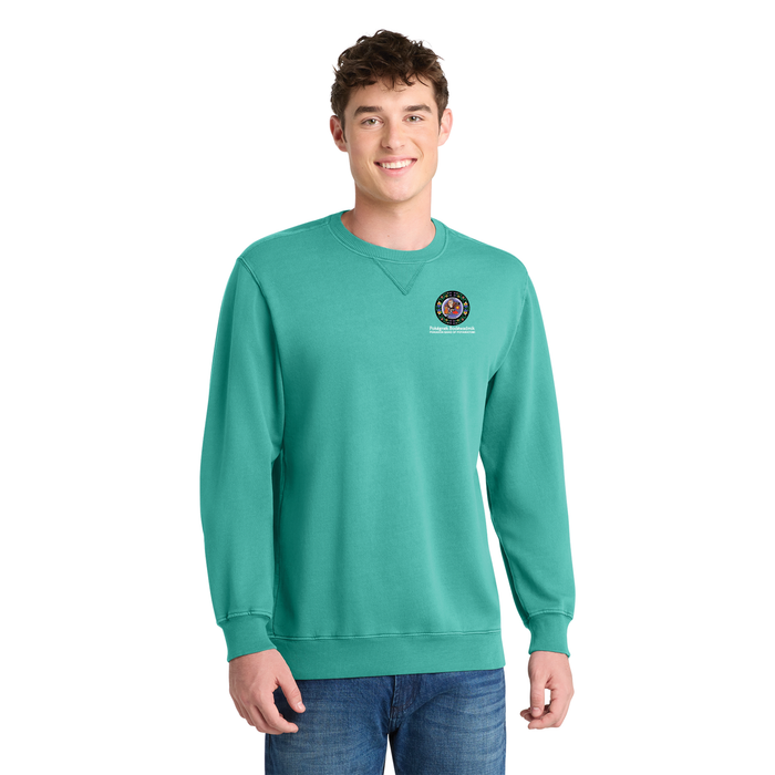 Port & Co™ Beach Wash® Garment-Dyed Crewneck Sweatshirt