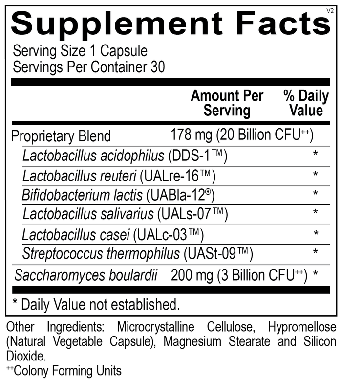 Probiotic 20 Billion with L. Reuteri