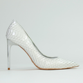 Ruby Dovetail White Snake Pump