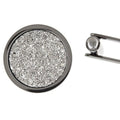 Silver Drusy Quartz Cufflinks - David's Antiques & Jewelry