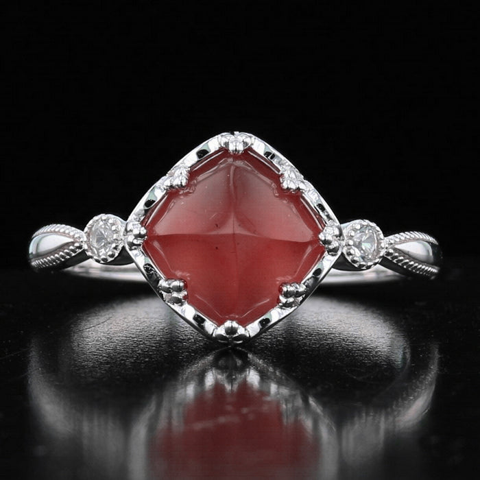 Sterling Silver VooDooStone Cabochon Ring