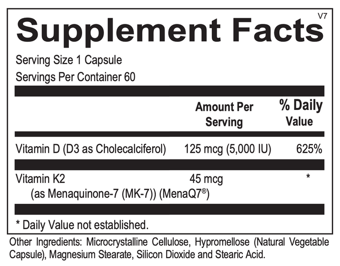 Vitamin D3 with K2