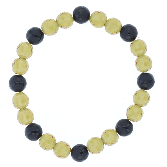 VooDooStone and Onyx Beaded Bracelet