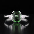 VooDooStone Emerald Cut Sterling Silver Ring