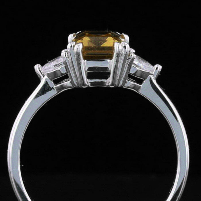VooDooStone Emerald Cut Sterling Silver Ring