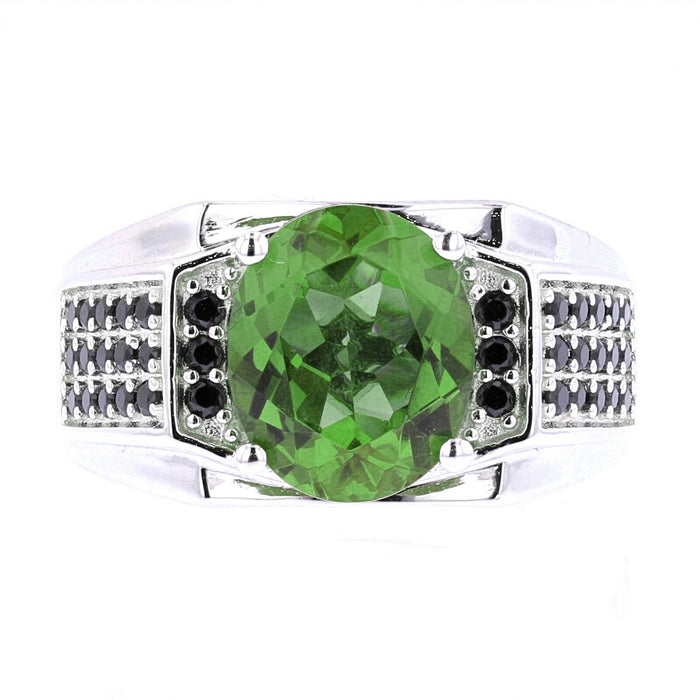 VooDooStone Men's Sterling Silver Oval Ring 892077