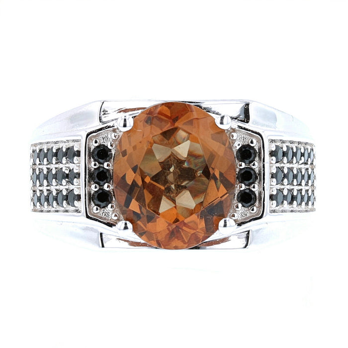 VooDooStone Men's Sterling Silver Oval Ring 892077