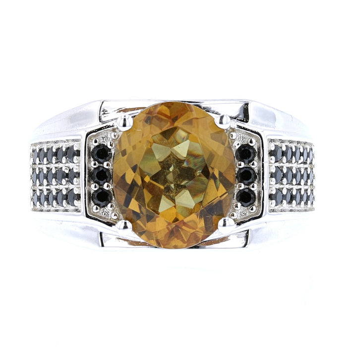 VooDooStone Men's Sterling Silver Oval Ring 892077