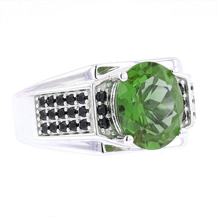 VooDooStone Men's Sterling Silver Oval Ring 892077