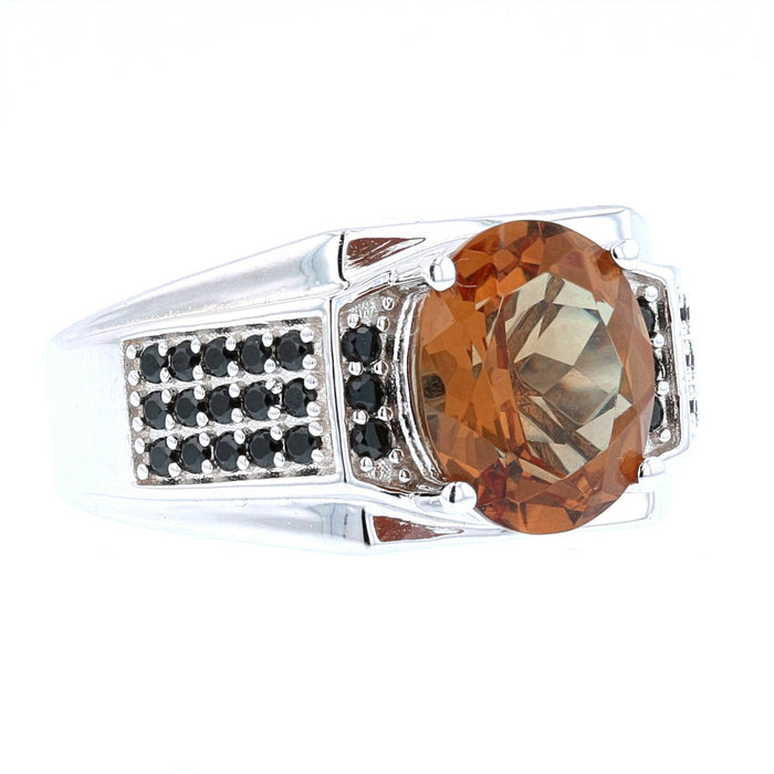 VooDooStone Men's Sterling Silver Oval Ring 892077