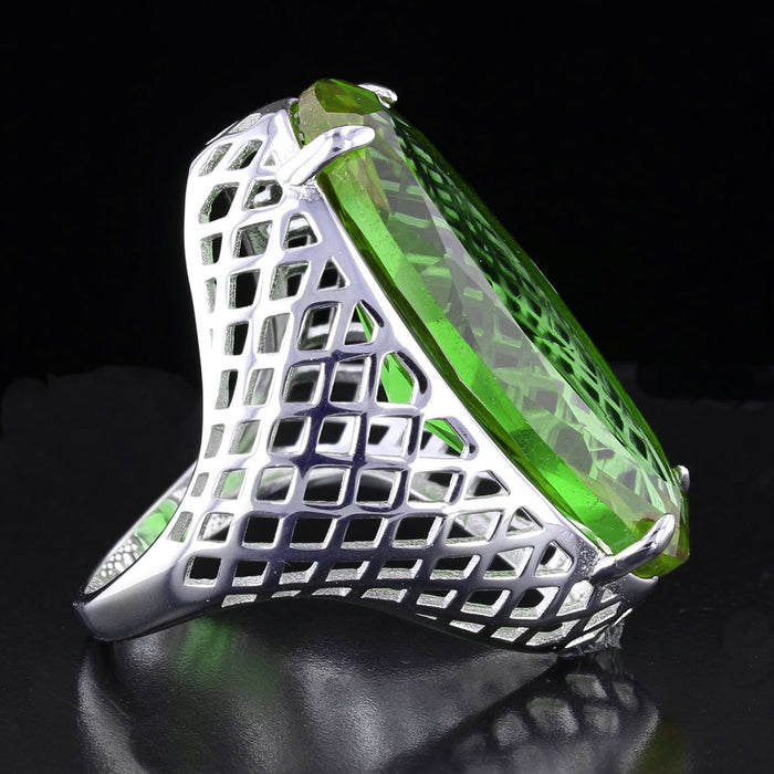 VooDooStone Statement Ring in Sterling Silver