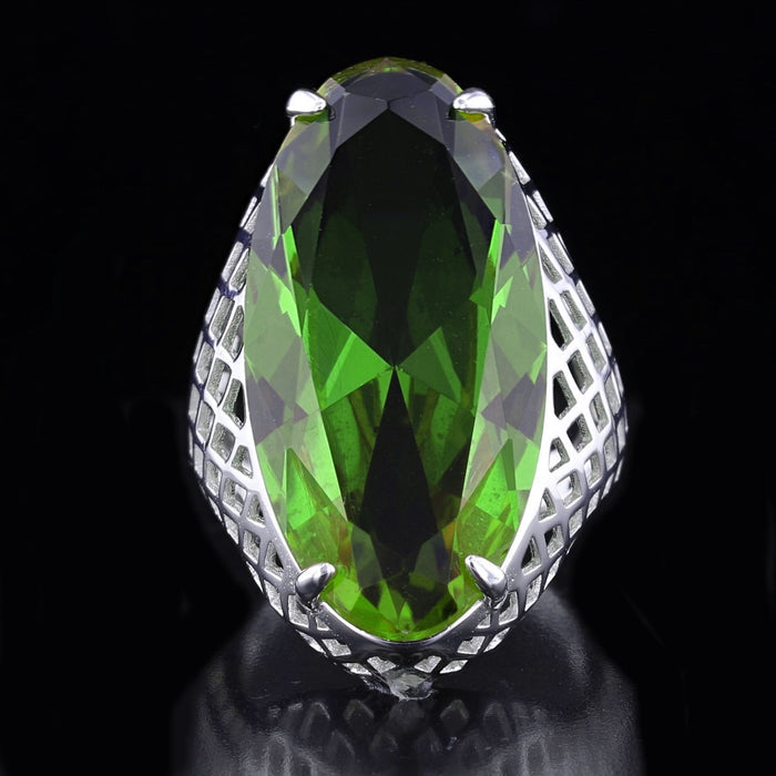 VooDooStone Statement Ring in Sterling Silver